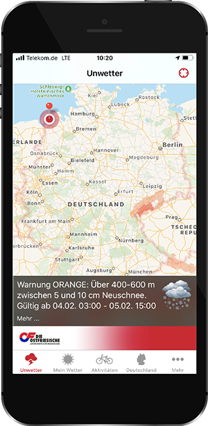Handywarnung von Katwarn