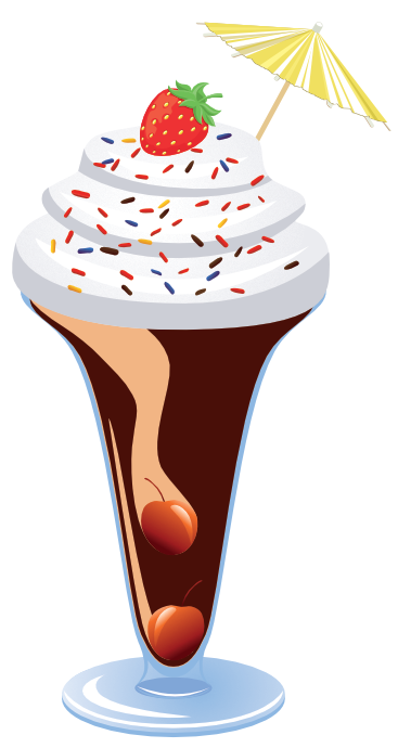 Eisbecher Zeichnung